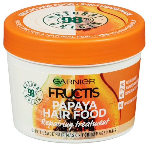 Bilde: © Garnier / Oda Garnier Papaya Repairing Hair Treatment Fructis