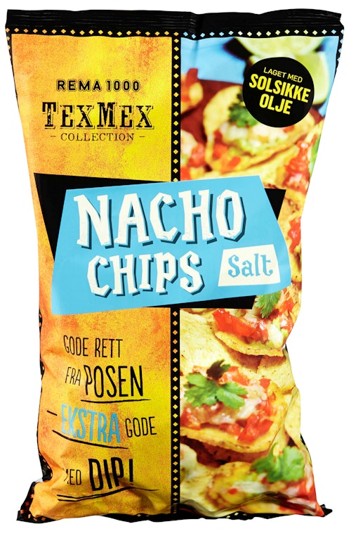 Bilde: © REMA 1000 / Oda REMA 1000 Nachochips Salt 200 g