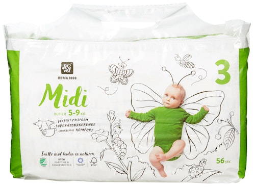 Bilde: © REMA 1000 / Oda REMA 1000 Lev Vel Bleier Midi Str. 3, 5-9 kg, 56 stk