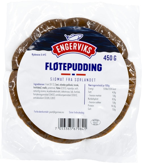 Bilde: © Engerviks / Oda Engerviks Fløtepudding 51% 450 g