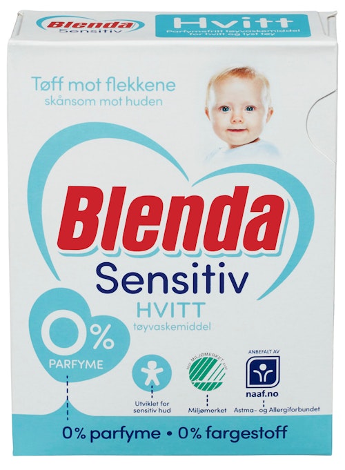 Bilde: © Blenda / Oda Blenda Sensitive Hvitt 1,04 kg