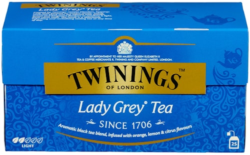 Bilde: © Twinings / Oda Twinings Lady Grey 25 stk