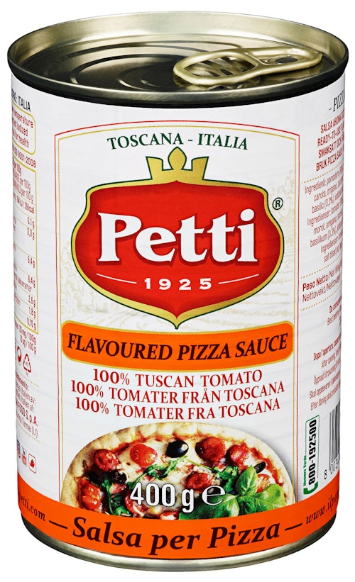 Bilde: © Petti / Kolonial.no Petti Pizza Sauce 400 g