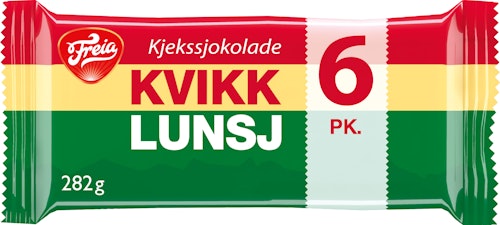 Bilde: © Freia / Oda Freia Kvikk Lunsj 6-pk 282 g