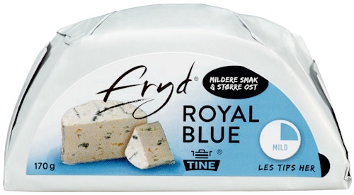 Bilde: © Tine / Kolonial.no Tine Fryd Royal Blue 170 g