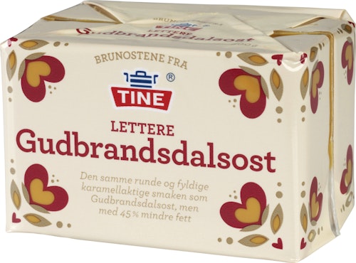 Bilde: © Tine / Oda Tine Gudbrandsdalsost Lettere, 500 g