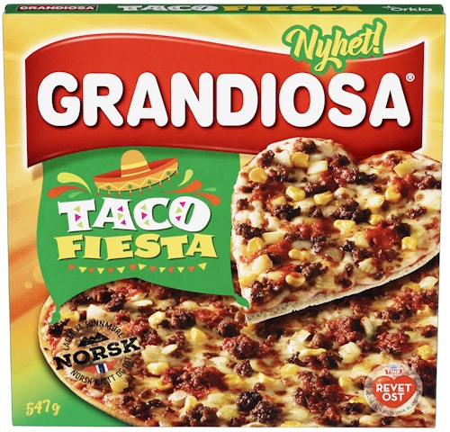 Bilde: © Grandiosa / Oda Grandiosa Grandiosa Taco Fiesta Pizza 547 g