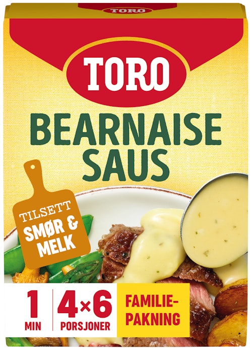 Bilde: © Toro / Oda Toro Bearnaisesaus Familiepakning, 4 stk