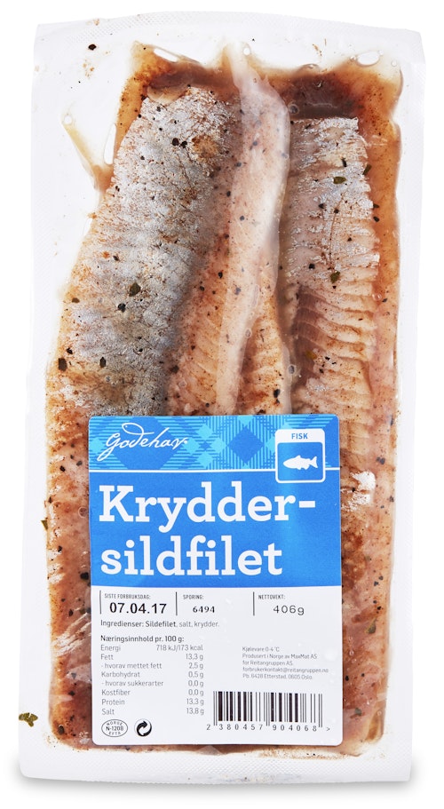 Bilde: © Godehav / Kolonial.no Godehav Kryddersildfilet ca. 400 g