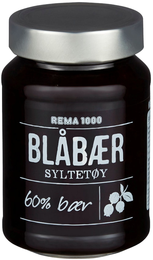 Bilde: © REMA 1000 / Oda REMA 1000 Blåbærsyltetøy Lett