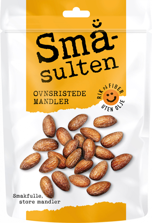 Bilde: © Polly / Kolonial.no Polly Polly Ovnsristede Mandeler Småsulten, 125 g