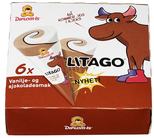 Bilde: © Diplom-Is / Oda Diplom-Is Litago Kremmerhus 6 stk, 750 ml