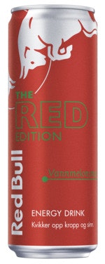 Red Bull Energidrikk Red Edition Vannmelon, 473 ml