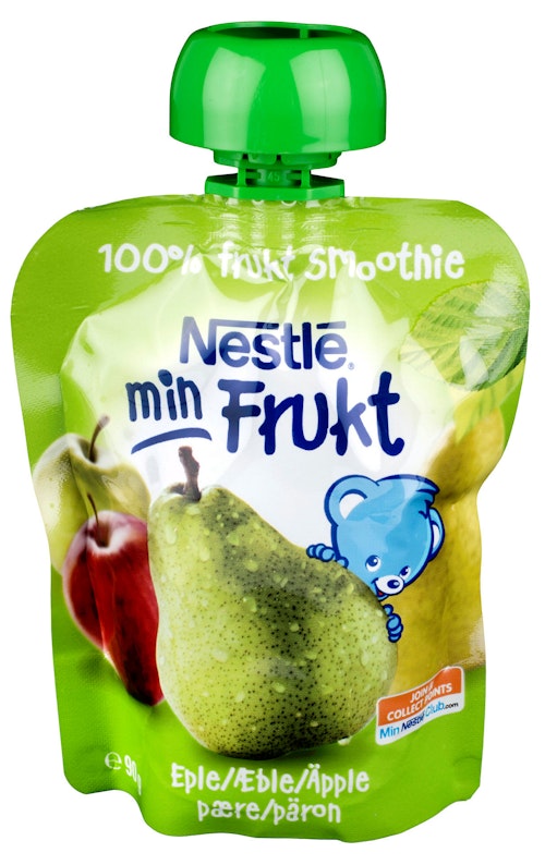 Bilde: © Nestlé / Kolonial.no Nestlé Min Frukt Eple & Pære Smoothie, 90 g