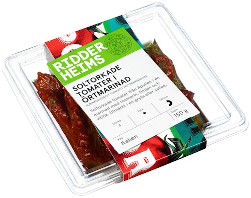 Bilde: © Ridderheims / Oda Ridderheims Soltørkede Tomater Med Urtemarinade 150 g