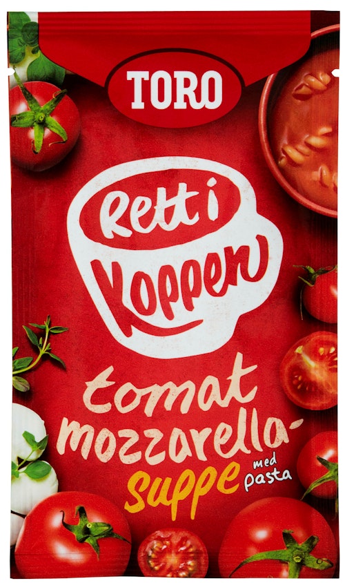 Tomatsuppe med Mozzarella Rett i Koppen, 26 g