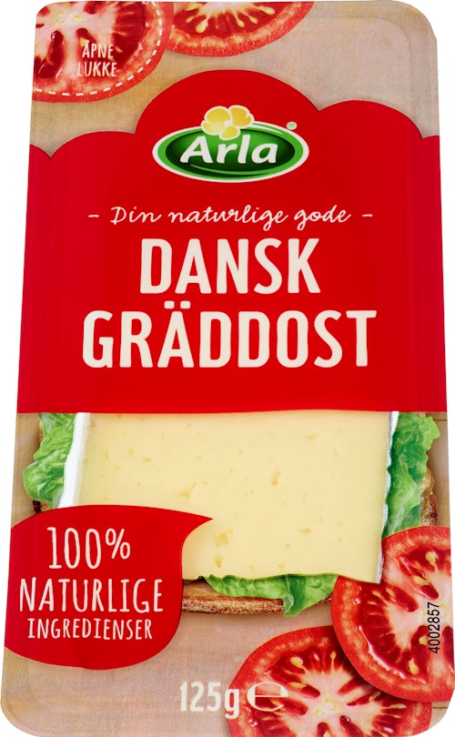 Bilde: © Arla / Kolonial.no Arla Skivet Gräddost 125 g