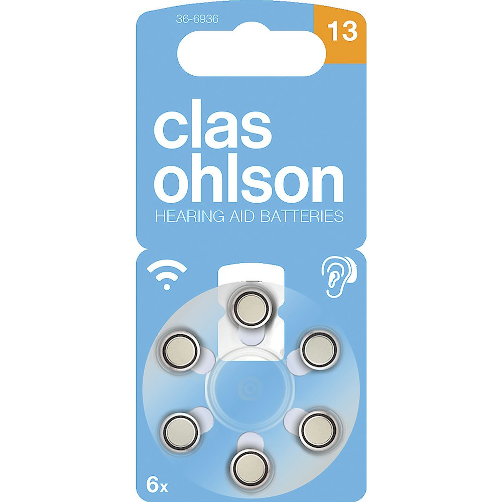 Clas Ohlson Høreapparatbatteri 13