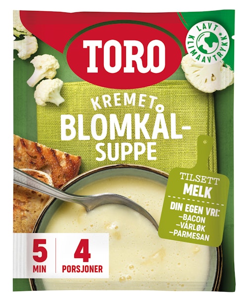 Bilde: © Toro / Oda Toro Kremet blomkålsuppe 65 g