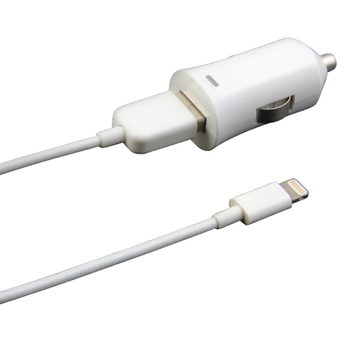 Bilde: © EXIBEL / Kolonial.no EXIBEL Lightning V-lader 12v iPod/iPhone/iPad, 1 stk