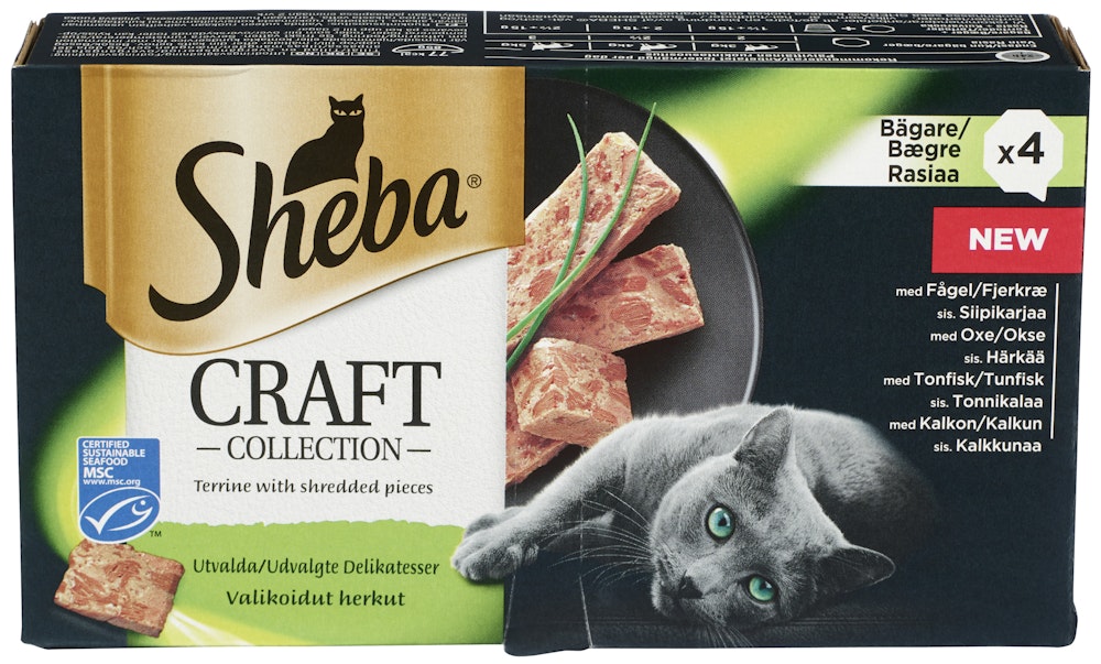 Sheba Craft Mix 4 pk