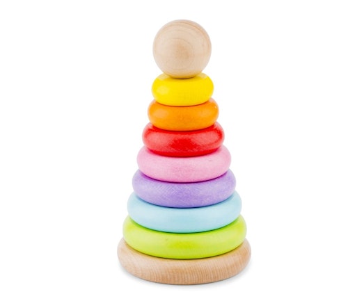 New classic toys Stabletårn med pastellfarger