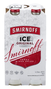 Smirnoff Smirnoff Ice Flaske 4 x 0,275l, 1,1 l