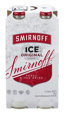Bilde: © Smirnoff / Oda Smirnoff Smirnoff Ice Flaske 4 x 0,275l, 1,1 l