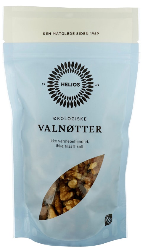 Bilde: © Helios / Kolonial.no Helios Valnøtter Økologisk, 150 g