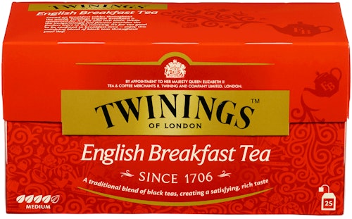 Bilde: © Twinings / Kolonial.no Twinings English Breakfast Te 25 poser, 25 stk
