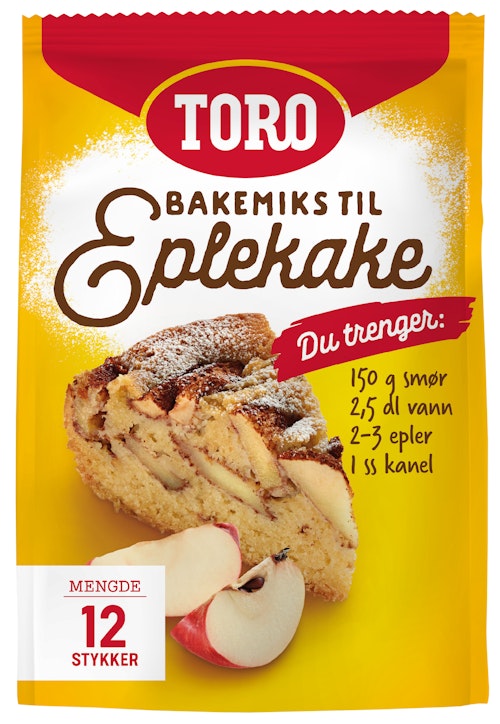 Bilde: © Toro / Kolonial.no Toro Eplekake Bakemiks 384 g