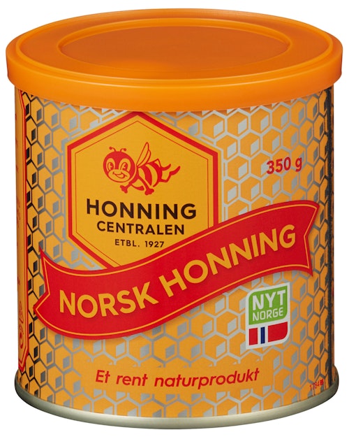 Bilde: © Honningcentralen / Kolonial.no Honningcentralen Ekte Honning 350 g