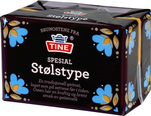 Bilde: © Tine / Kolonial.no Tine Spesial Stølstype Ekte Geitost 500 g