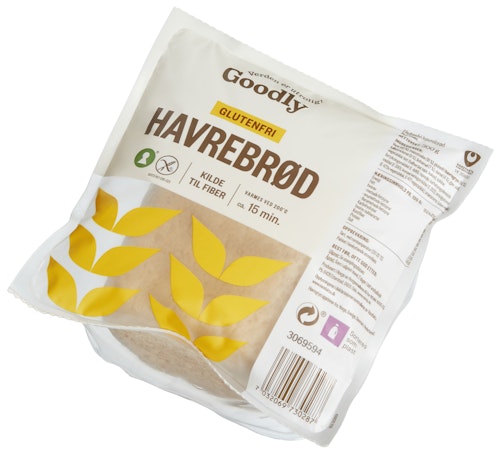 Bilde: © Goodly / Oda Goodly Havrebrød Glutenfri 300 g