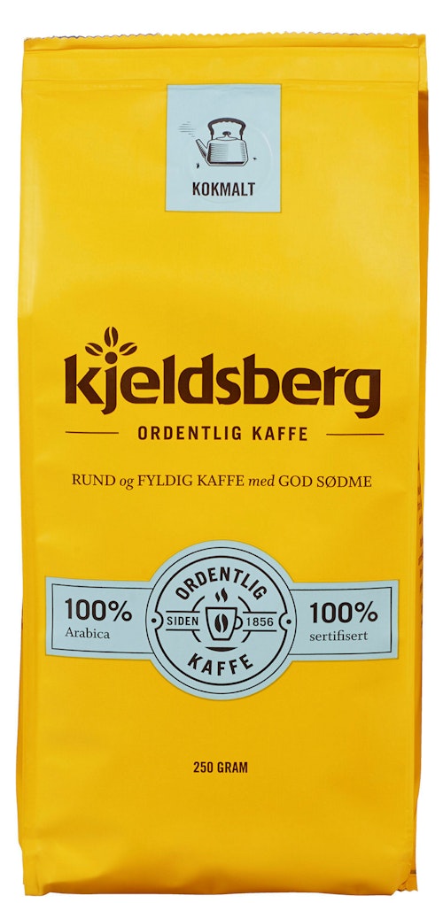 Bilde: © Kjeldsberg Kaffebrenneri / Kolonial.no Kjeldsberg Kaffebrenneri Kaffe, Kokemalt 250 g
