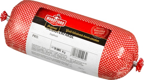 Bilde: © Nordfjord / Kolonial.no Nordfjord Medisterfarse Snabb Frys 500 g