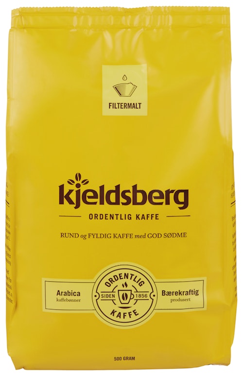 Bilde: © Kjeldsberg Kaffebrenneri / Kolonial.no Kjeldsberg Kaffebrenneri Original Filtermalt Kaffe 500 g