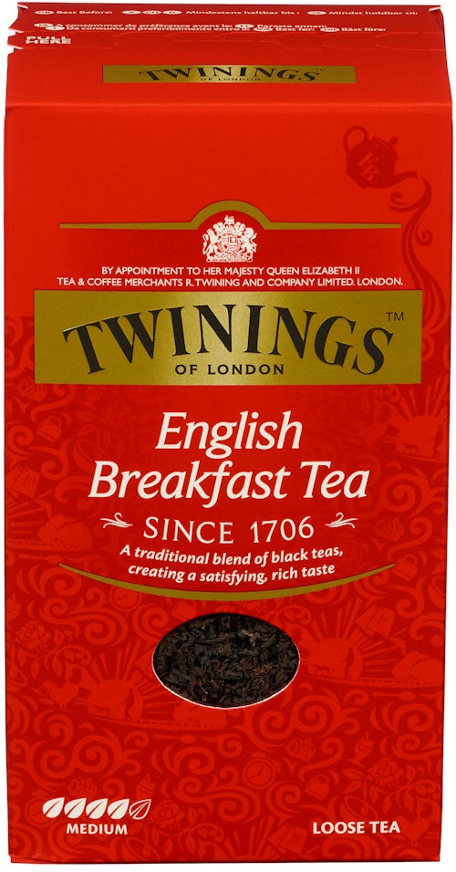 Bilde: © Twinings / Kolonial.no Twinings English Breakfast Løsvekt, 200 g