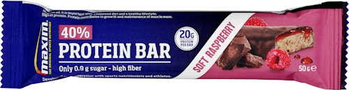 Bilde: © Maxim / Kolonial.no Maxim Maxim 40% Choco Rasp Proteinbar, 50 g