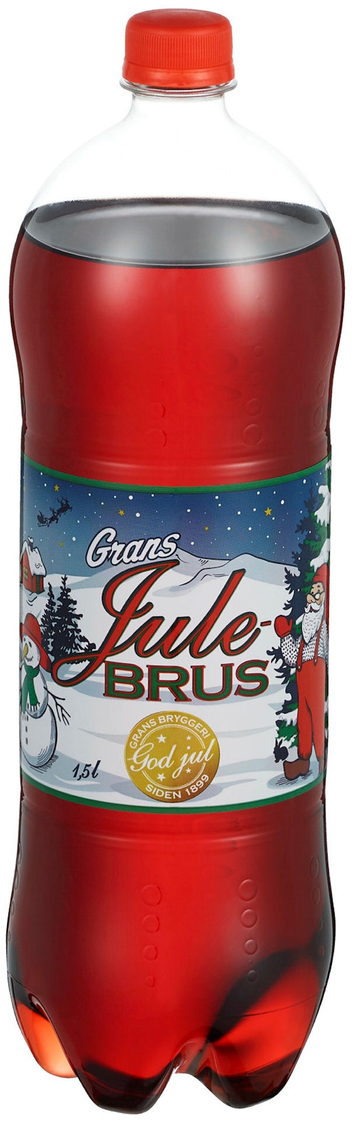 Bilde: © Grans Bryggeri AS / Kolonial.no Grans Bryggeri AS Julebrus 1,5 l