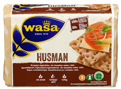 Bilde: © Wasa / Kolonial.no Wasa Husman 260 g