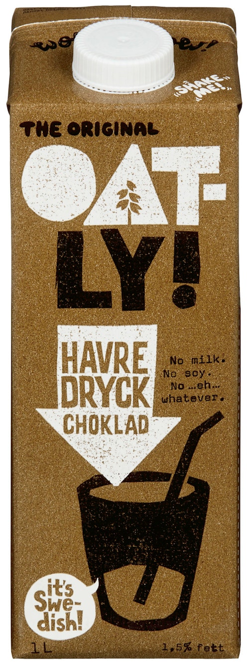 Bilde: © Oatly / Kolonial.no Oatly Havredrikk Sjokolade 1 l