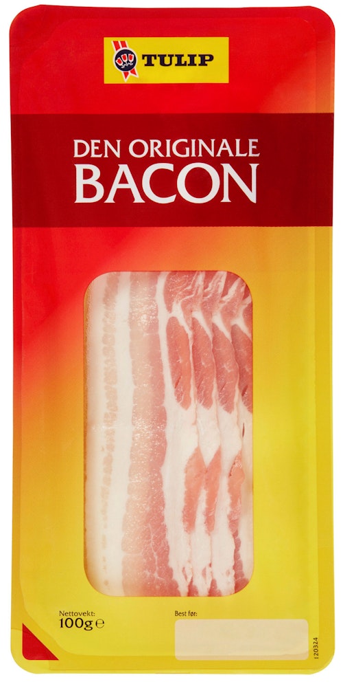Bilde: © Tulip / Kolonial.no Tulip Bacon Skivet 100 g