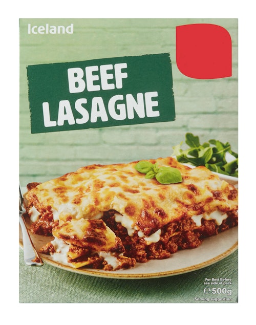 Bilde: © Iceland / Kolonial.no Iceland Beef Lasagne 500 g