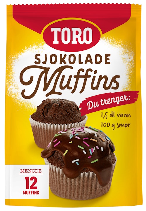 Bilde: © Toro / Oda Toro Muffins Mix Sjokolade