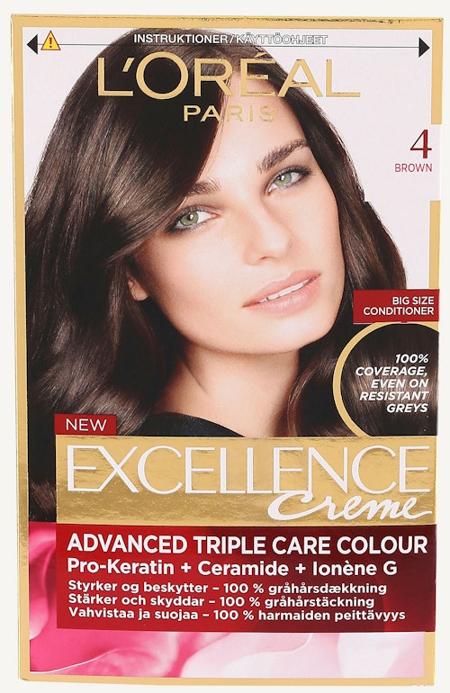 Bilde: © L'Oreal / Kolonial.no L'Oreal Excellence 4 Brun 1 stk