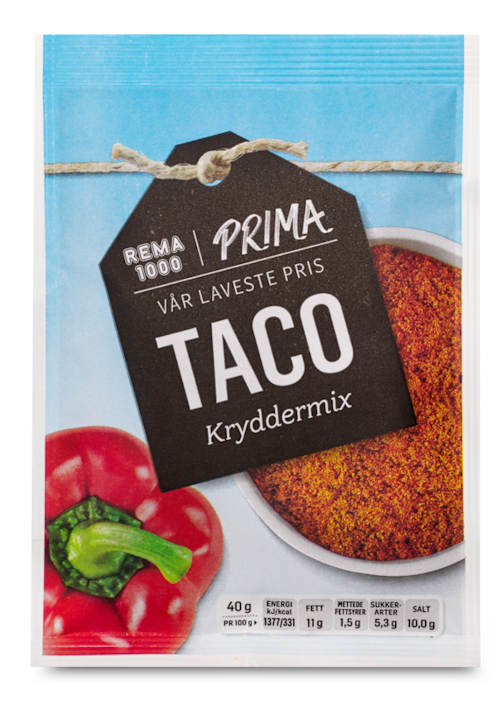 REMA 1000 Taco Spice Mix Mild