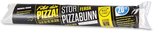 Bilde: © REMA 1000 / Kolonial.no REMA 1000 Pizzabunn Familie 550 g