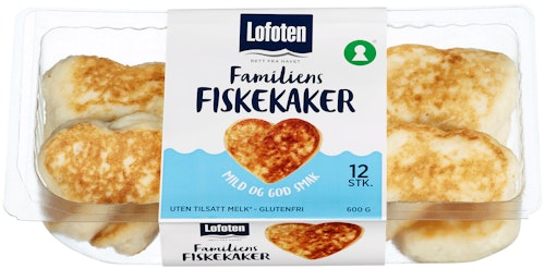 Bilde: © Lofoten / Oda Lofoten Familiens Fiskekaker 60%, 12 Stk