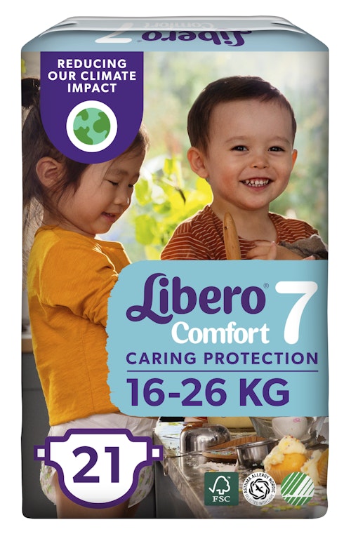Bilde: © Libero / Oda Libero Libero Comfort Str.7 16-26 kg, 21 stk